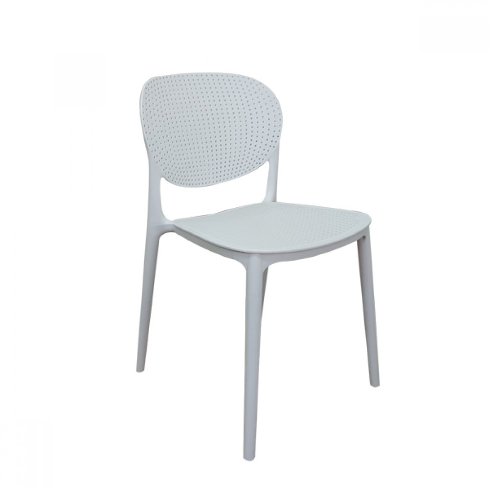諾雅 造型餐椅-白色 ( AS-6107 )