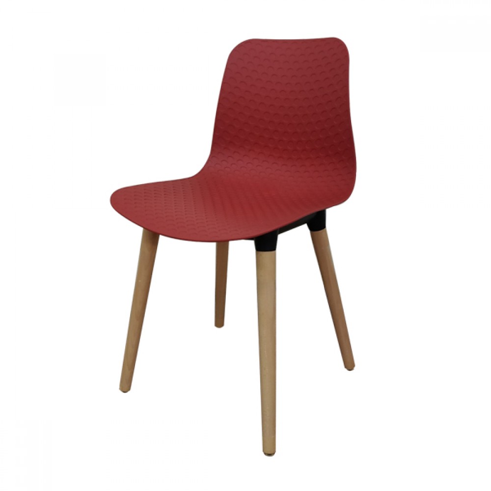 思齊造型餐椅-紅色
