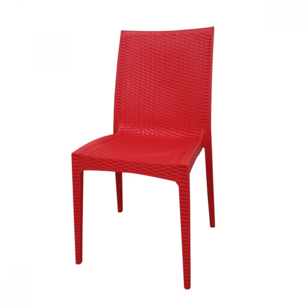 菲斯 造型餐椅-紅色 (GM-7076)