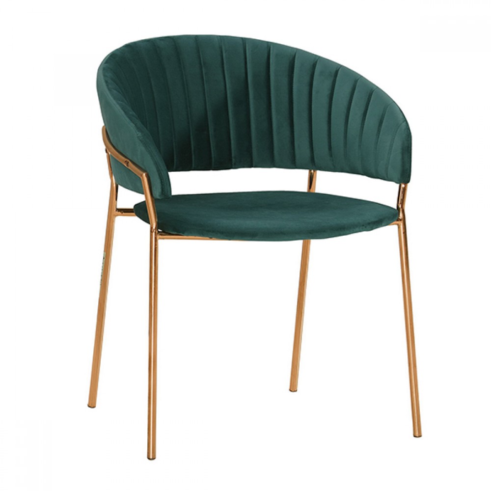 迪爾餐椅-綠色布