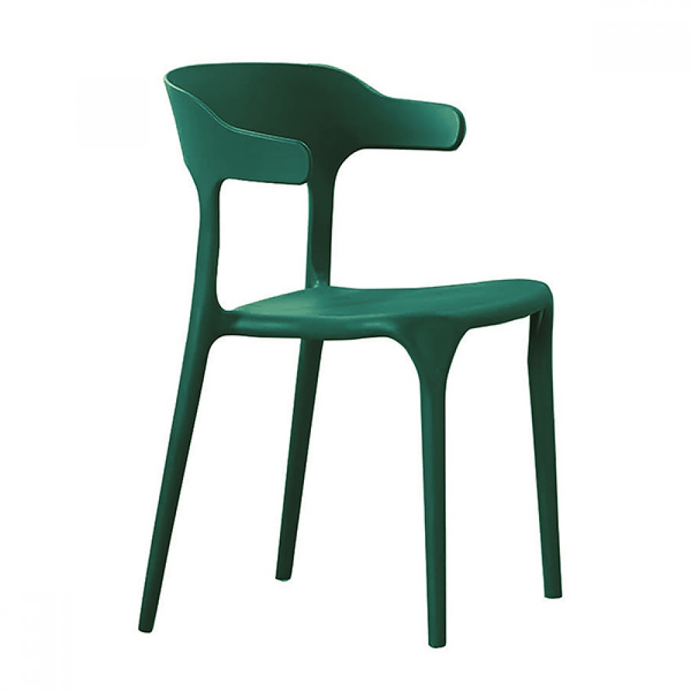 晴雷造型餐椅-綠色