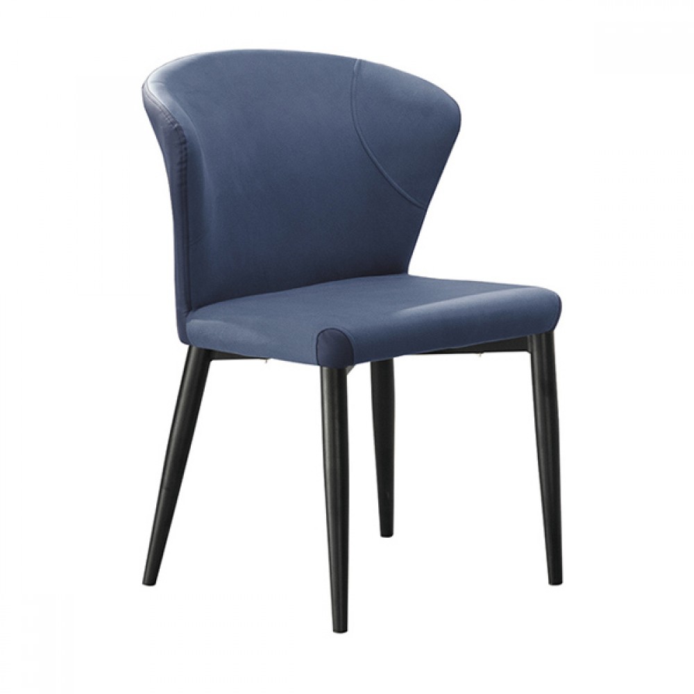 奧維斯餐椅-藍灰