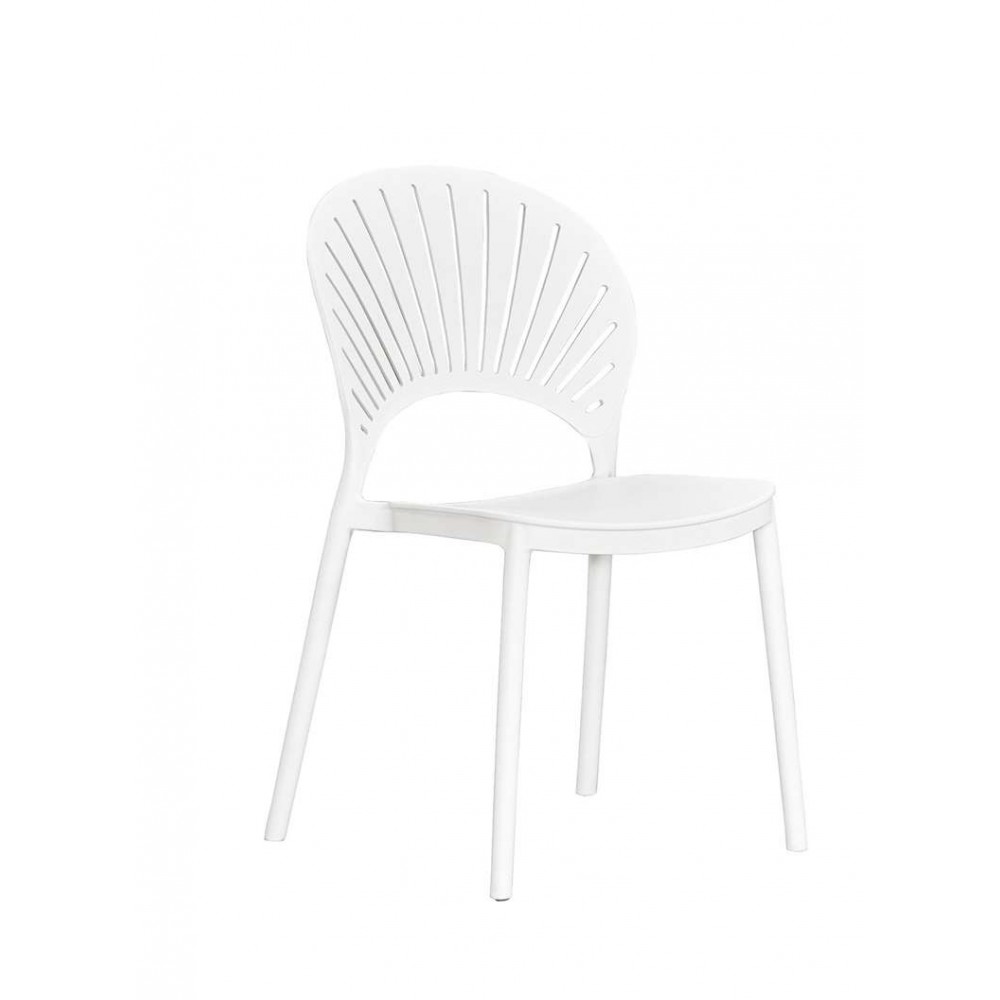 昆廷白色餐椅