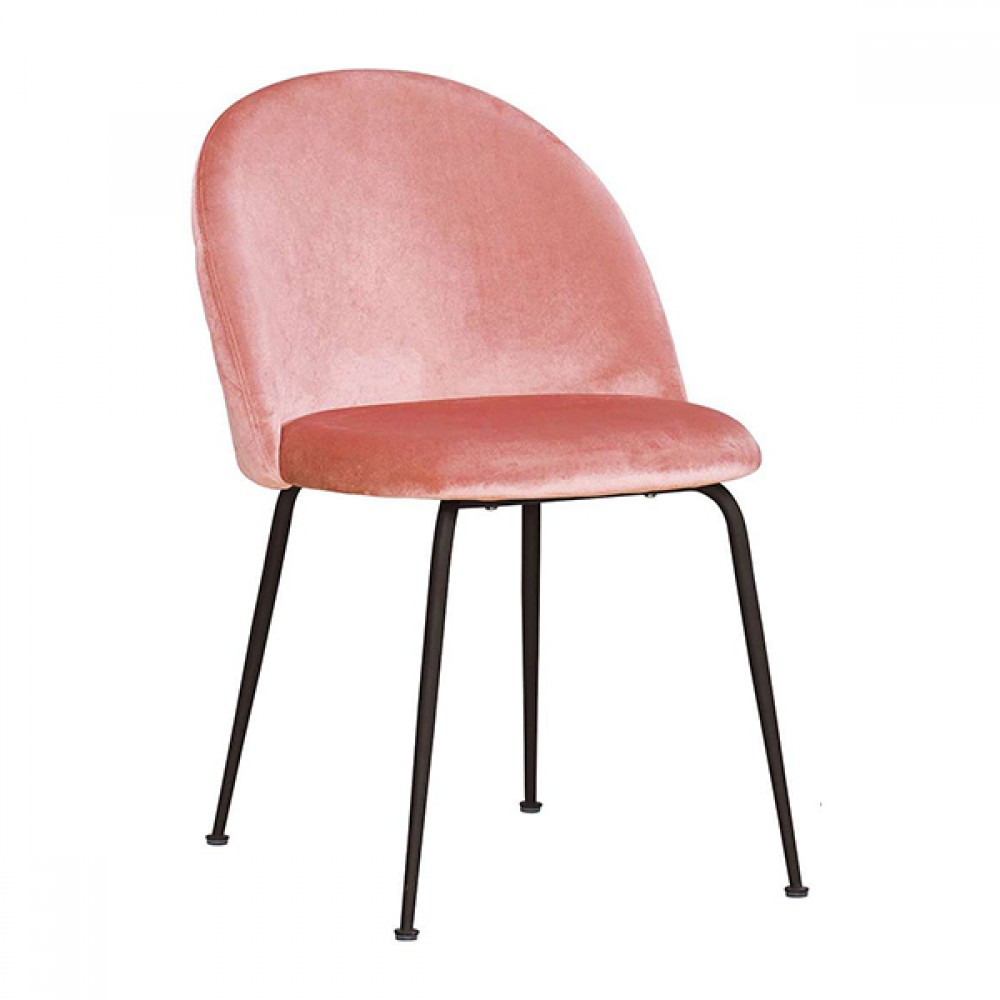 格萊迪粉色布餐椅