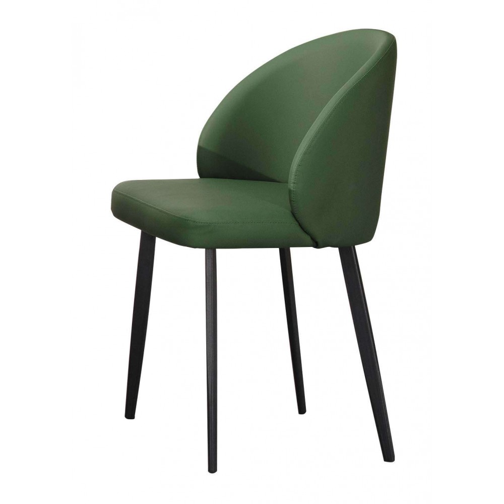 梅維斯餐椅-綠皮