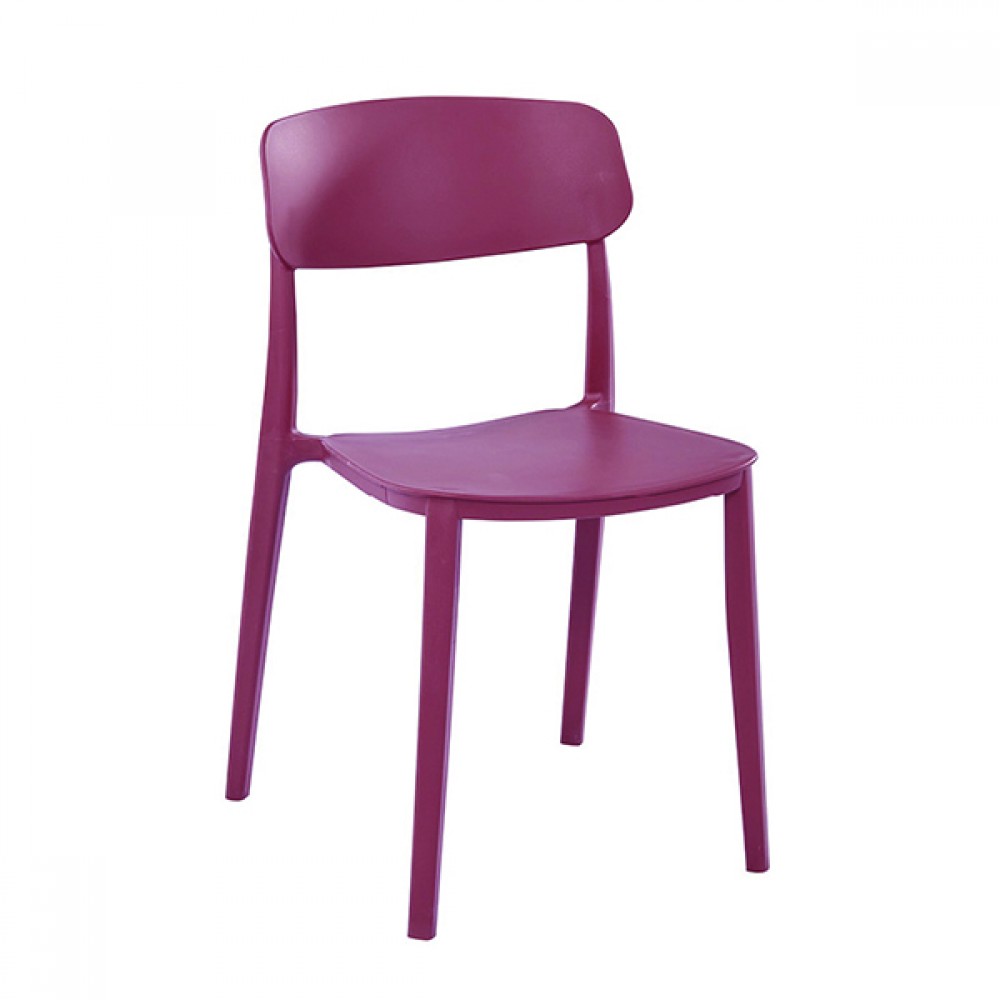 芬藍紅色餐椅