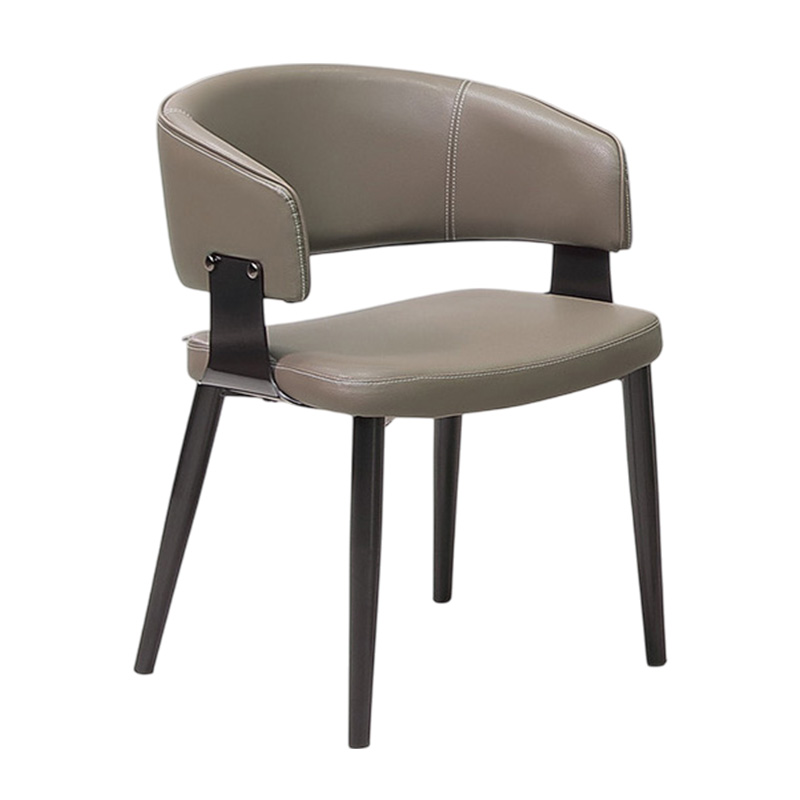 貝爾餐椅-淺灰