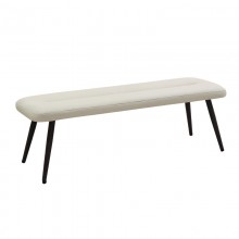 丹佐長凳-米白