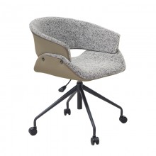 溫莎升降書桌椅-淺灰