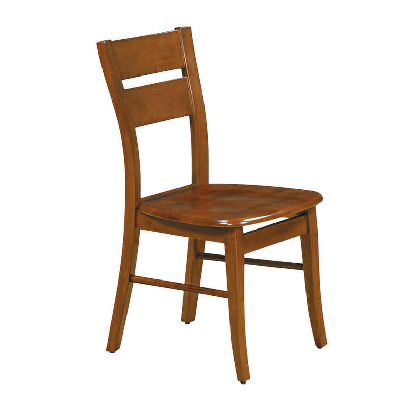 比特柚木色木面餐椅 