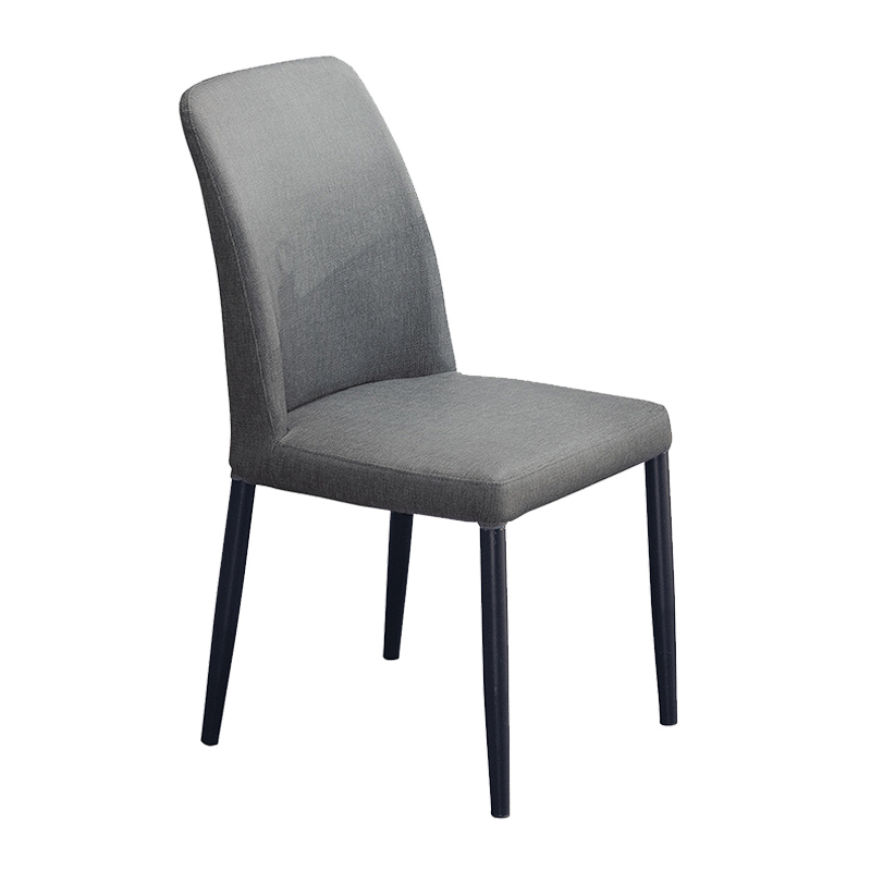 時尚灰鐵腳餐椅