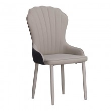 彤綾貓抓皮餐椅-淺灰色