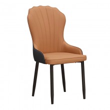 彤綾貓抓皮餐椅-橘色