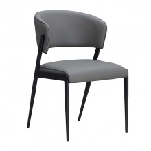 霍特爾貓抓皮餐椅-深灰色