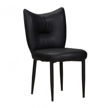 斯麗貓抓皮餐椅-黑色