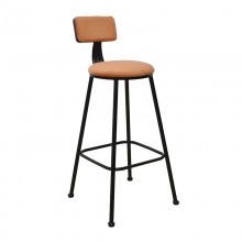 雲緋吧台椅-橘色(坐高77.5cm)