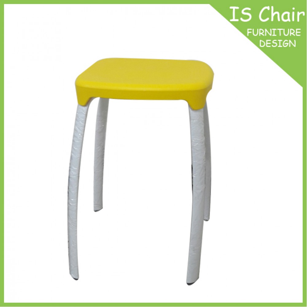 安格斯 彩色塑料椅(黃色)-(S-7011)