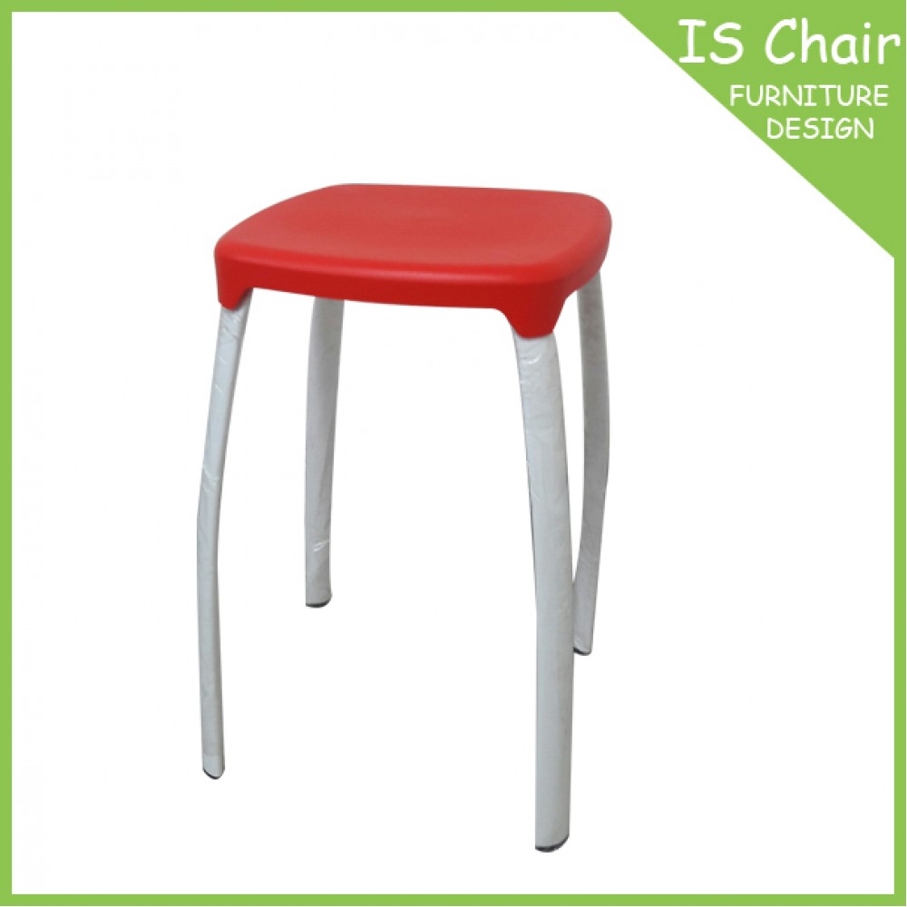安格斯 彩色塑料椅(紅色)-(S-7011)