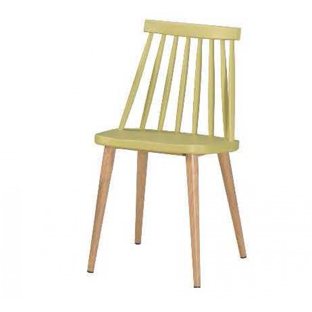 艾美造型餐椅-黃